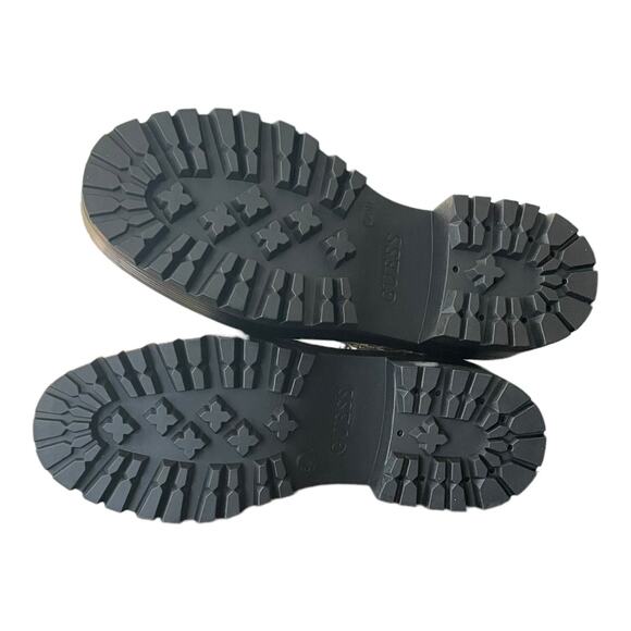 NEW Guess Women's Fearne Lug Sole Lace Up Fall Winter Leopard Bootie Shoes 5.5M - Picture 8 of 13